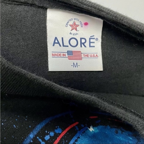 Vtg 90s T Shirt Sz M Streetwear Single Stitch Abstract Black Panther Cat USA EUC - Picture 10 of 12